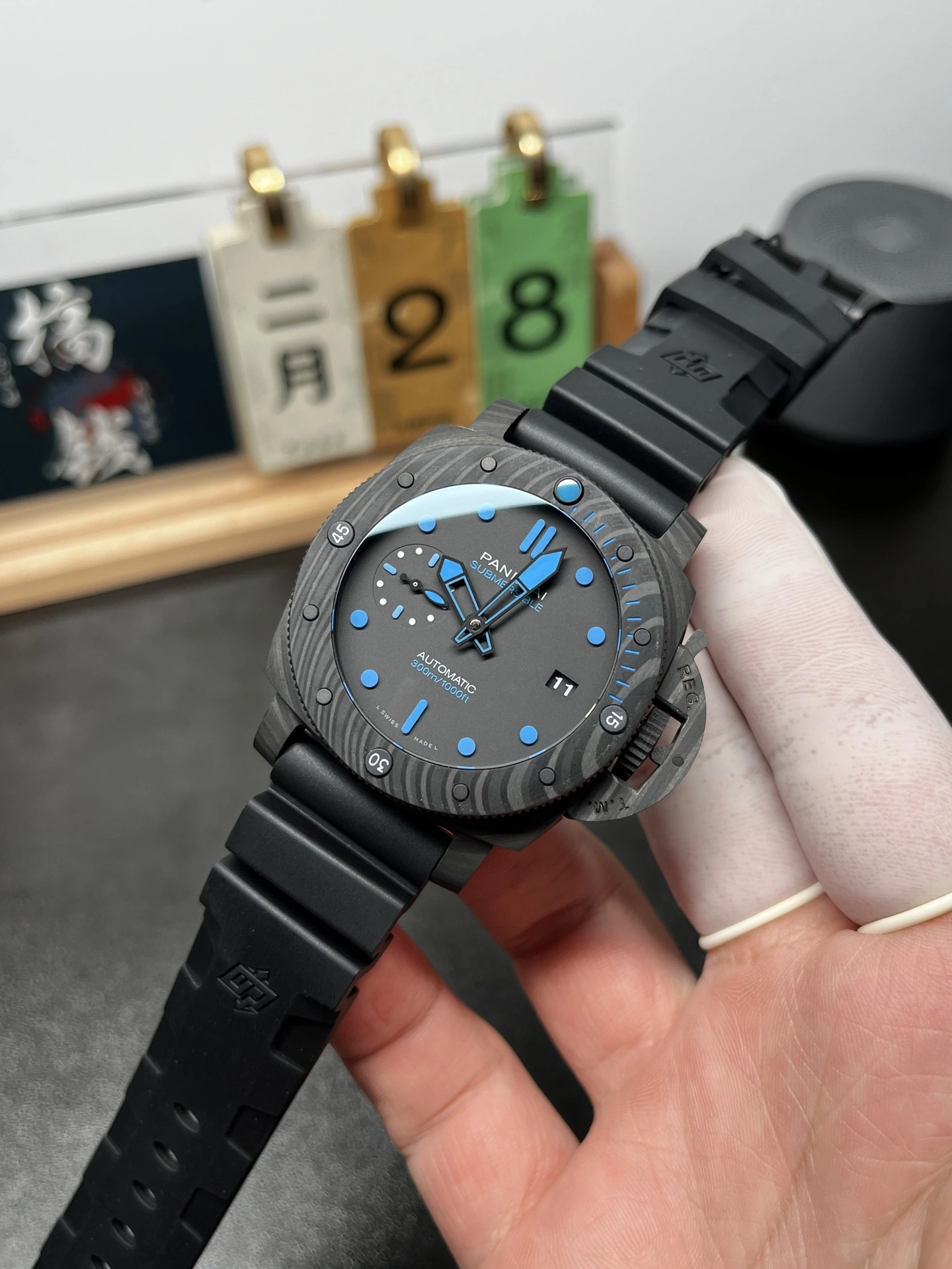 CBD Factory Panerai Submersible Carbotech 47mm PAM01616 1:1 Super Clone – DDP.9010 Movement Functional 405
